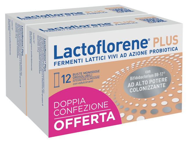 LACTOFLORENE PLUS BIPACK 12 BUSTINE 48 G - FarmaLucia