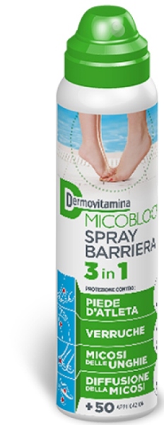 DERMOVITAMINA MICOBLOCK SPRAY BARRIERA 3 IN 1 PIEDE D'ATLETA 100 ML - FarmaLucia