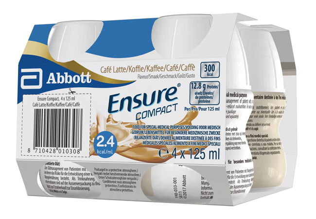 ENSURE COMPACT CAFFE 4 BOTTIGLIE DA 125 ML - FarmaLucia