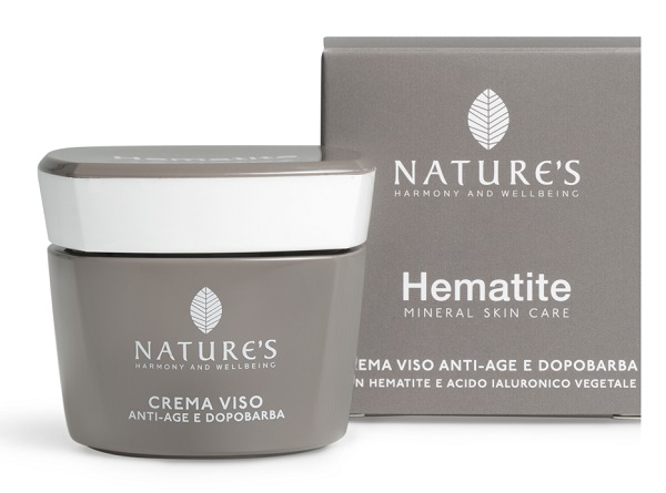 NATURE'S HEMATITE CREMA VISO ANTIAGE DOPOBARBA 50 ML - FarmaLucia