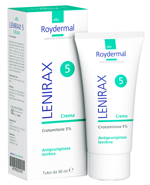 LENIRAX 5 CREMA DERMATOLOGICA CROTAMITONE 5% 50 ML - FarmaLucia
