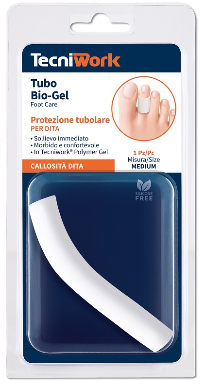 BIOGEL FASCETTA TUBOLARE GEL DITA PIEDI MEDIUM 1 PEZZO - FarmaLucia