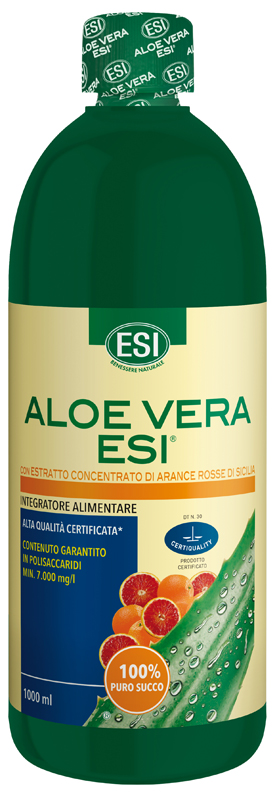 ESI ALOE SUCCO ARANCIA ROSSA 1000 ML - FarmaLucia