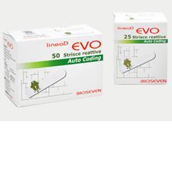 STRISCE MISURAZIONE GLICEMIA LINEA D EVO 25 PEZZI - FarmaLucia