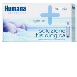 HUMANA SOLUZIONE FISIOLOGICA MONODOSE, 20 FLACONCINI DA 5ML - FarmaLucia