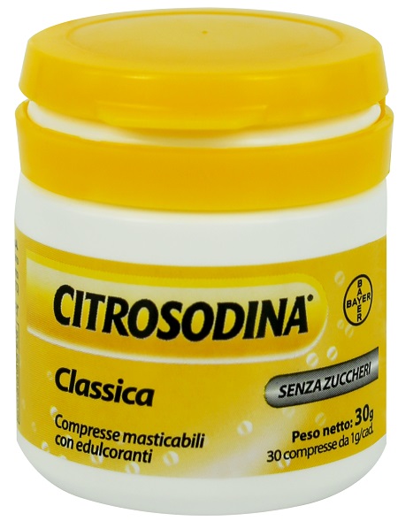 CITROSODINA CLASSICA 30 COMPRESSE MASTICABILI - FarmaLucia
