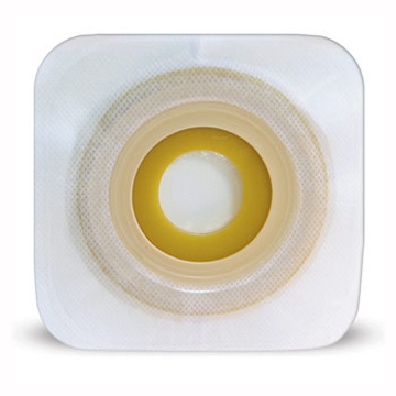PLACCA PIANA MODELLABILE PER STOMIA DUE PEZZI 22-33MM FLANGIA 48MM CON ADESIVO IDROCOLLOIDALE 5 PEZZI - FarmaLucia