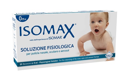 ISOMAX SOLUZIONE FISIOLOGICA NASALE OCULARE AEROSOLTERA 20 X 5 ML - FarmaLucia
