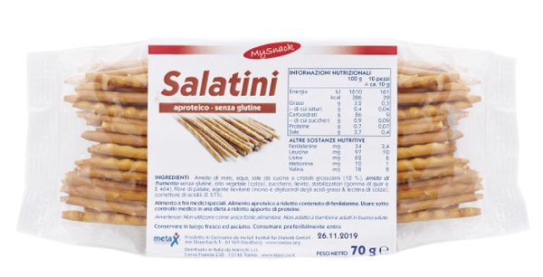 MY SNACK SALATINI 70 G - FarmaLucia