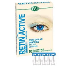ESI RETIN ACTIVE MIRTILLO GOCCE OCULARI 10 FLACONCINI MONODOSE DA 0,5 ML - FarmaLucia