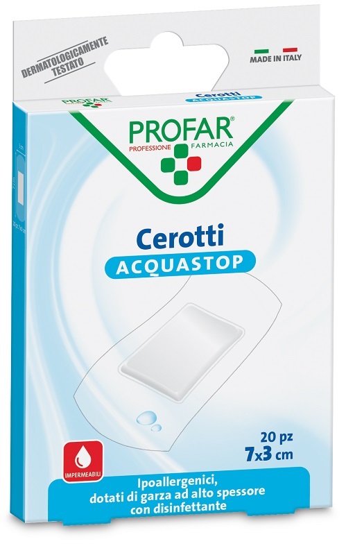 CEROTTO ACQUASTOP GRANDI 7X3 CM PROFAR 20 PEZZI - FarmaLucia
