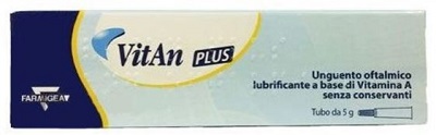 UNGUENTO OFTALMICO LUBRIFICANTE VITAN PLUS 5 G - FarmaLucia