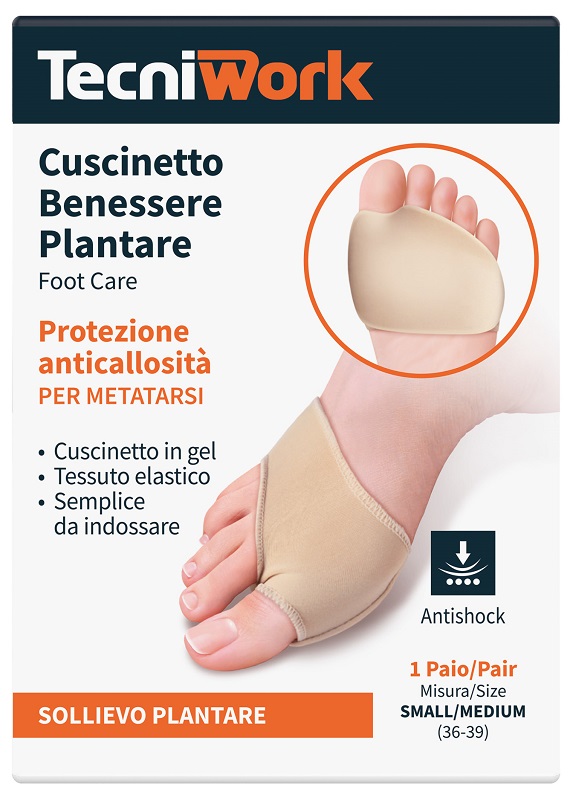BENESSERE PLANTARE CUSCINETTO SMALL/MEDIUM 1 PAIO - FarmaLucia