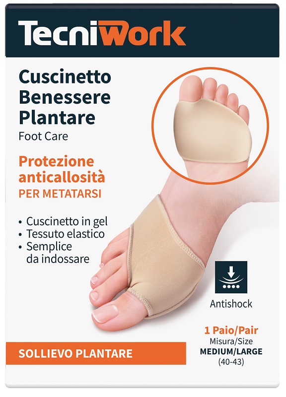BENESSERE PLANTARE CUSCINETTO MEDIUM/LARGE 1 PAIO - FarmaLucia