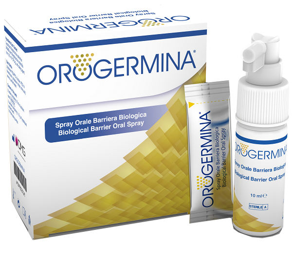 OROGERMINA SPRAY ORALE 2 FLACONI X 10 ML + 2 BUSTINE 1,15 G DI LIOFILIZZATO + 2 NEBULIZZATORI ORALI - FarmaLucia