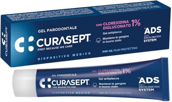 CURASEPT ADS GEL PARODONTALE CLOREXIDINA DIGLUCONATO 1% 30 ML - FarmaLucia