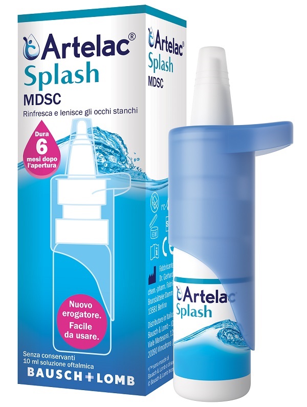 ARTELAC SPLASH MULTIDOSE GOCCE OCULARI FLACONE 10 ML - FarmaLucia