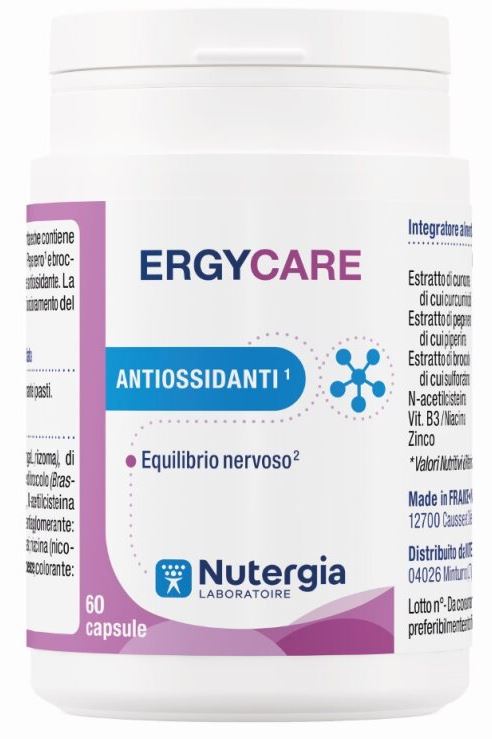 NUTERGIA ERGYCARE 60 CAPSULE - FarmaLucia