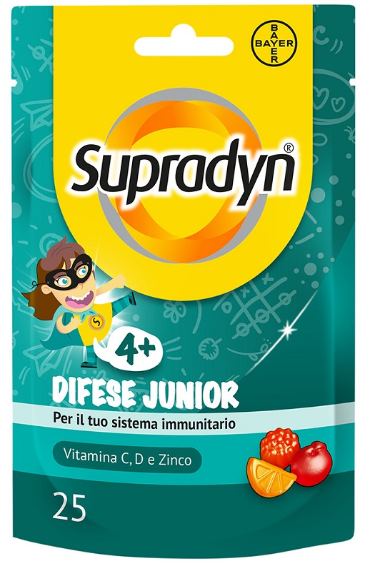 SUPRADYN DIFESE JUNIOR 25 CARAMELLE GOMMOSE - FarmaLucia