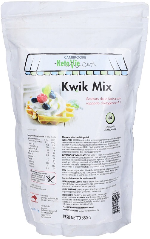 KETOVIE CAFE' KWIK MIX SOSTITUTO FARINA 680 G - FarmaLucia