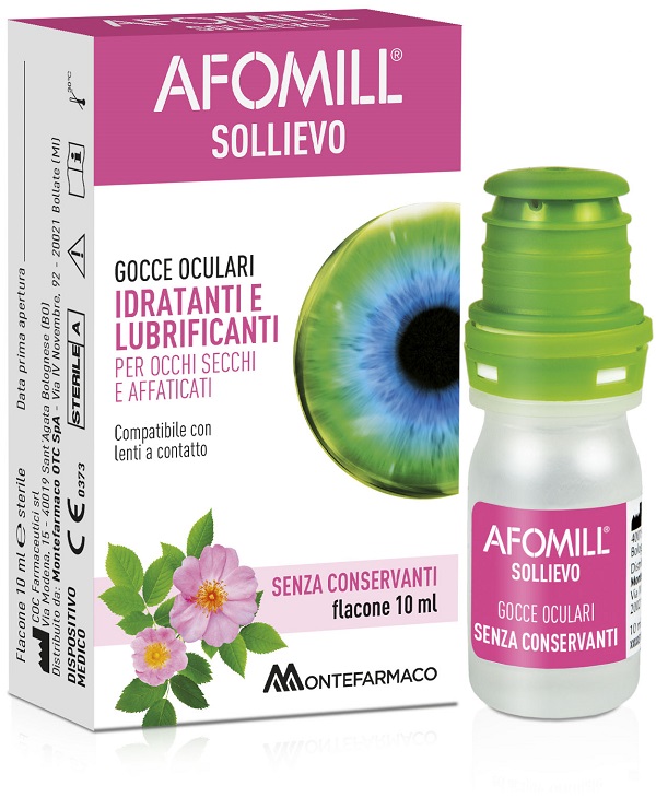 AFOMILL SOLLIEVO GOCCE OCULARI SOLLIEVO OCCHI 10 ML - FarmaLucia