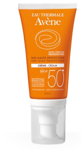 AVENE SOLARE CREMA SPF 50+ SENZA PROFUMO 50 ML - FarmaLucia