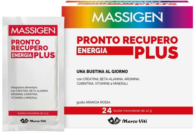 MASSIGEN PRONTO RECUPERO ENERGIA PLUS 24 BUSTINE 12 G - FarmaLucia