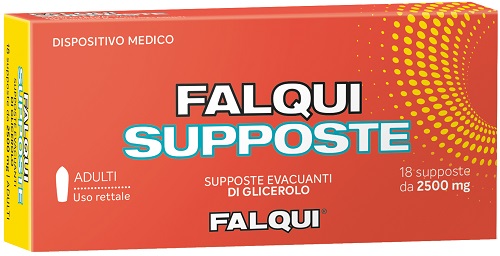 SUPPOSTE FALQUI 18 SUPPOSTE CON GLICERINA 2500MG ADULTI - FarmaLucia
