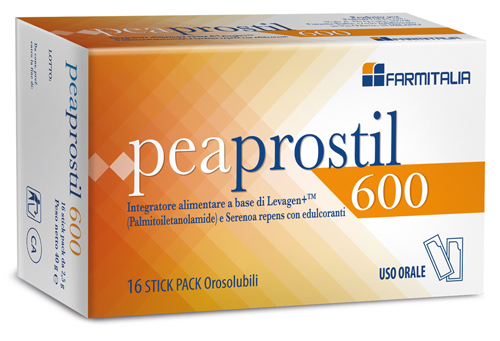 PEAPROSTIL 600 16 STICK PACK OROSOLUBILI - FarmaLucia