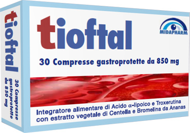 TIOFTAL 30 COMPRESSE GASTROPROTETTE - FarmaLucia