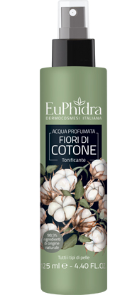 EUPHIDRA ACQUA PROFUMATA COTONE IN FLACONE CON ETICHETTA POMPA SPRAY - FarmaLucia