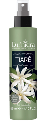 EUPHIDRA ACQUA PROFUMATA TIARE' IN FLACONE CON ETICHETTA POMPA SPRAY - FarmaLucia