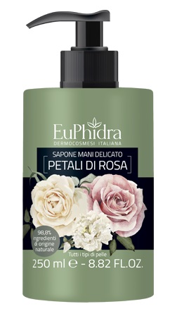 EUPHIDRA SAPONE LIQUIDO MANI ROSA IN FLACONE CON ETICHETTA DISPENSER - FarmaLucia