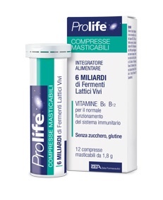 PROLIFE COMPRESSE MASTICABILI INTEGRATORE ALIMENTARE IN TUBETTO CON ASTUCCIO - FarmaLucia
