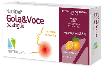 NUTRIDEF GOLA & VOCE ARANCIA 20 PASTIGLIE - FarmaLucia