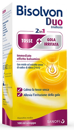 BISOLVON DUO SCIROPPO EMOLLIENTE 100 ML - FarmaLucia