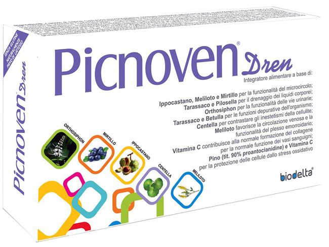 PICNOVEN DREN 100 COMPRESSE 62 G - FarmaLucia