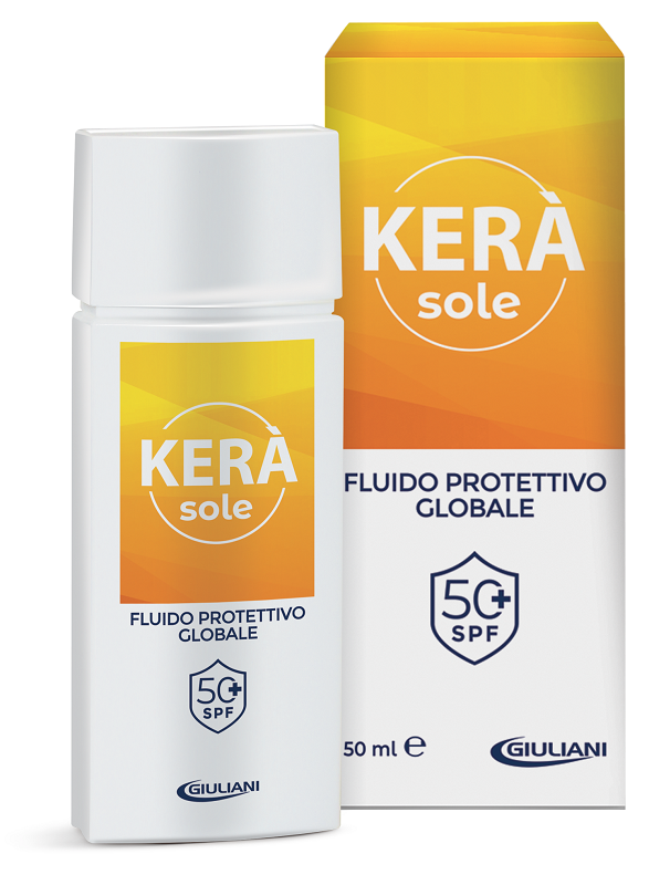 KERA' SOLE FLUIDO PROTETTIVO GLOBALE SPF 50+ 50 ML - FarmaLucia