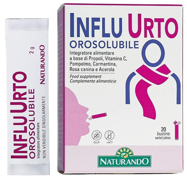 INFLU URTO OROSOLUBILE 20 BUSTINE DA 2 G - FarmaLucia