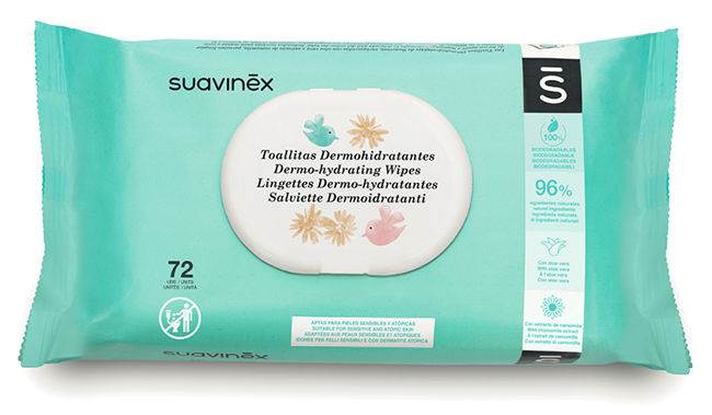 SUAVINEX SALVIETTE DERMOIDRATANTI 72 PEZZI - FarmaLucia