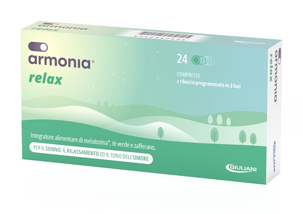 ARMONIA RELAX 1 MG A BASE DI MELATONINA 24 COMPRESSE - FarmaLucia