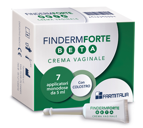 FINDERM FORTE BETA CREMA VAGINALE 7 APPLICATORI MONOUSO 5 G - FarmaLucia