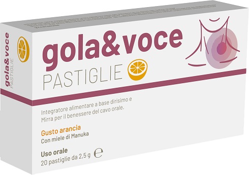 GOLA&VOCE PASTIGLIE ARANCIA 50 G - FarmaLucia
