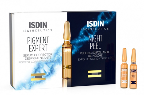 ISDINCEUTICS ROUTINE ANTIMACCHIE ISDINCEUTICS PIGMENT EXPERT 10 FIALE GIORNO + ISDINCEUTICS NIGHT PEEL 10 FIALE NOTTE - FarmaLucia