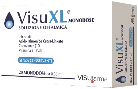 SOLUZIONE OFTALMICA VISUXL 20 CONTENITORI MONODOSE 0,33 ML - FarmaLucia