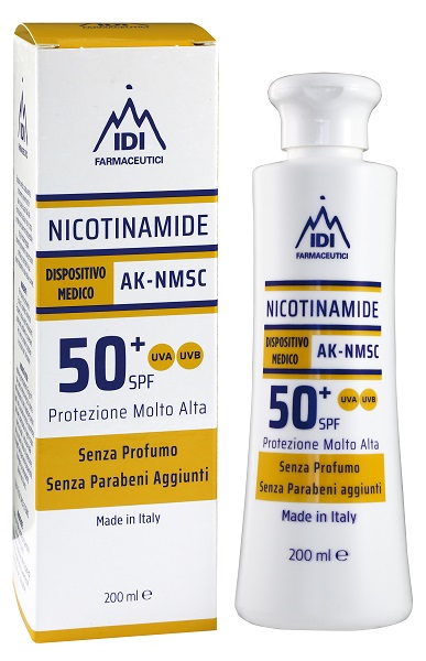 NICOTINAMIDE AK-NMSC 50+SPF PROTEZIONE MOLTO ALTA 200 ML - FarmaLucia