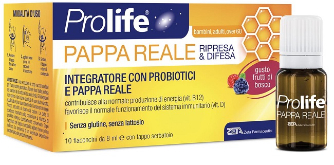 PROLIFE PAPPA REALE 10 FLACONI DA 8 ML - FarmaLucia