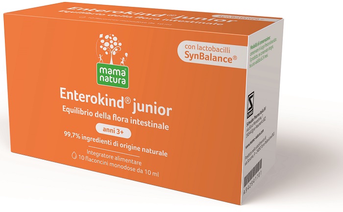 MAMA NATURA ENTEROKIND JUNIOR 10 FLACONCINI 10 ML - FarmaLucia