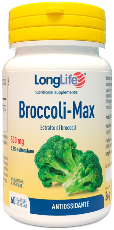 LONGLIFE BROCCOLI MAX 60 CAPSULE - FarmaLucia