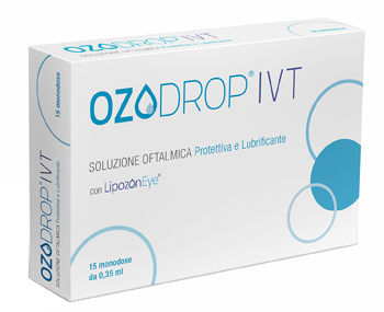 OZODROP IVT SOLUZIONE OFTALMICA BASE DI OLIO OZONIZZATO IN FOSFOLIPIDI 15 FLACONCINI MONODOSE DA 0,35 ML - FarmaLucia